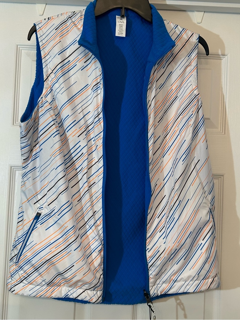 Antigua Ladies Reversible Treasure Golf Vest Jacket Size Large 🆕 - Picture 2 of 9